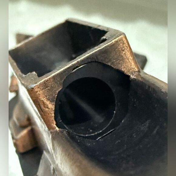 Vintage Aircraft Carrier Ship Pencil Sharpener – Bronze Tone – New - Picture 8 of 17